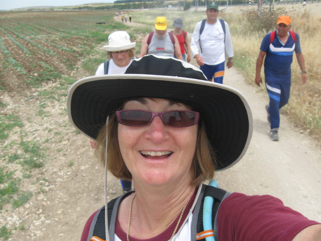 Lisa Mishli self-portrait on the Israel Trail