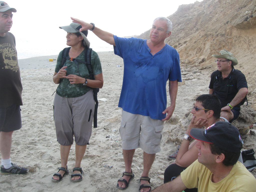 Amos, whose roots are in Kibbutz Gaash, tells us the story behind the remains of the shipwrecked boat just off the shore.