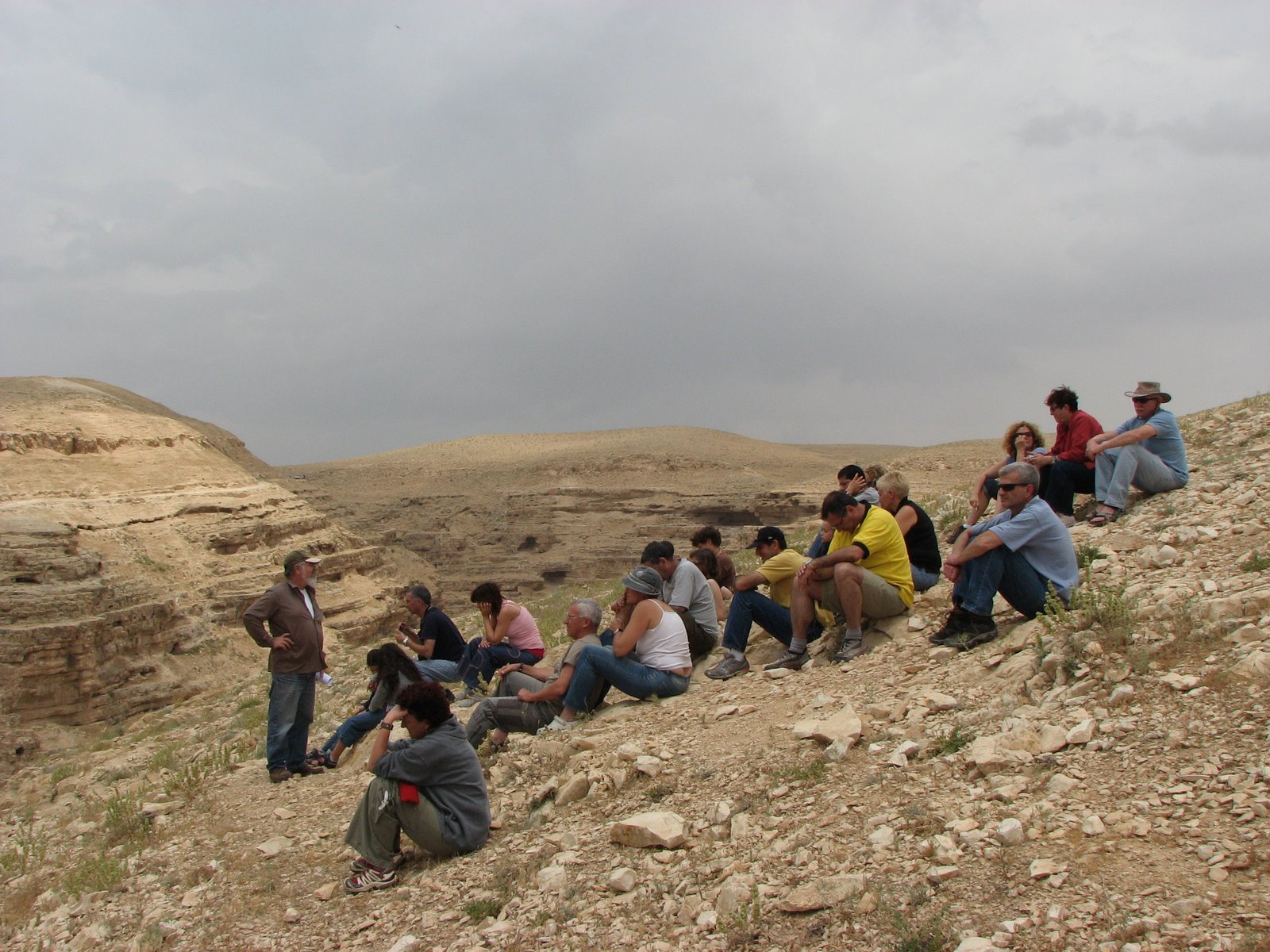 12 May 2007 - 12 noon - Judean Desert Jeep Trip - on hill opposite Mar Saba Monastery (Tomer Shkolnik photo)